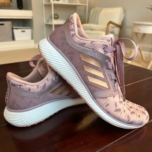 Adidas Edge Lux Pink Rose Gold Running Shoes Sneakers Size 9